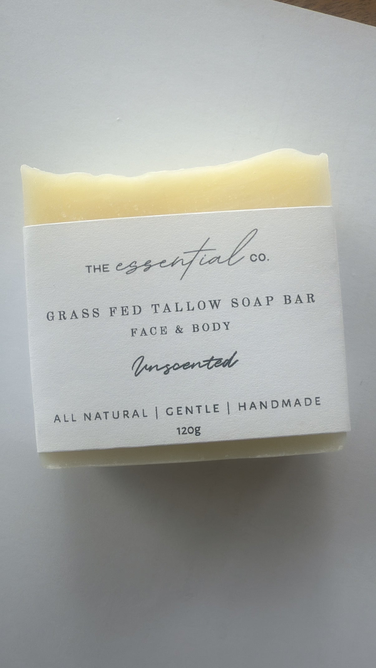 Tallow Unscented Soap Bar